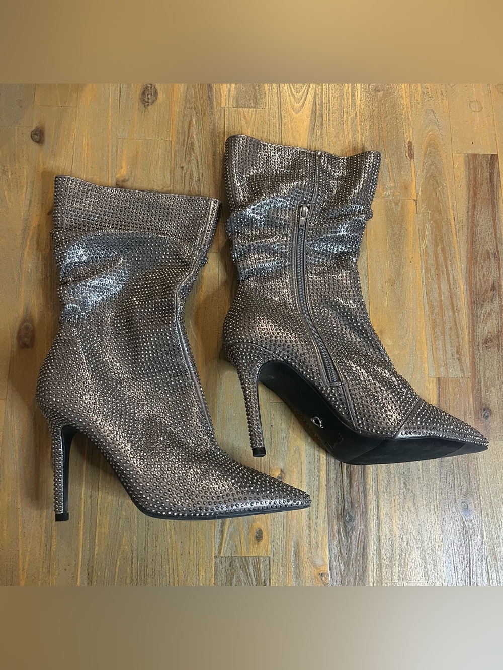 y2k studded stiletto boots